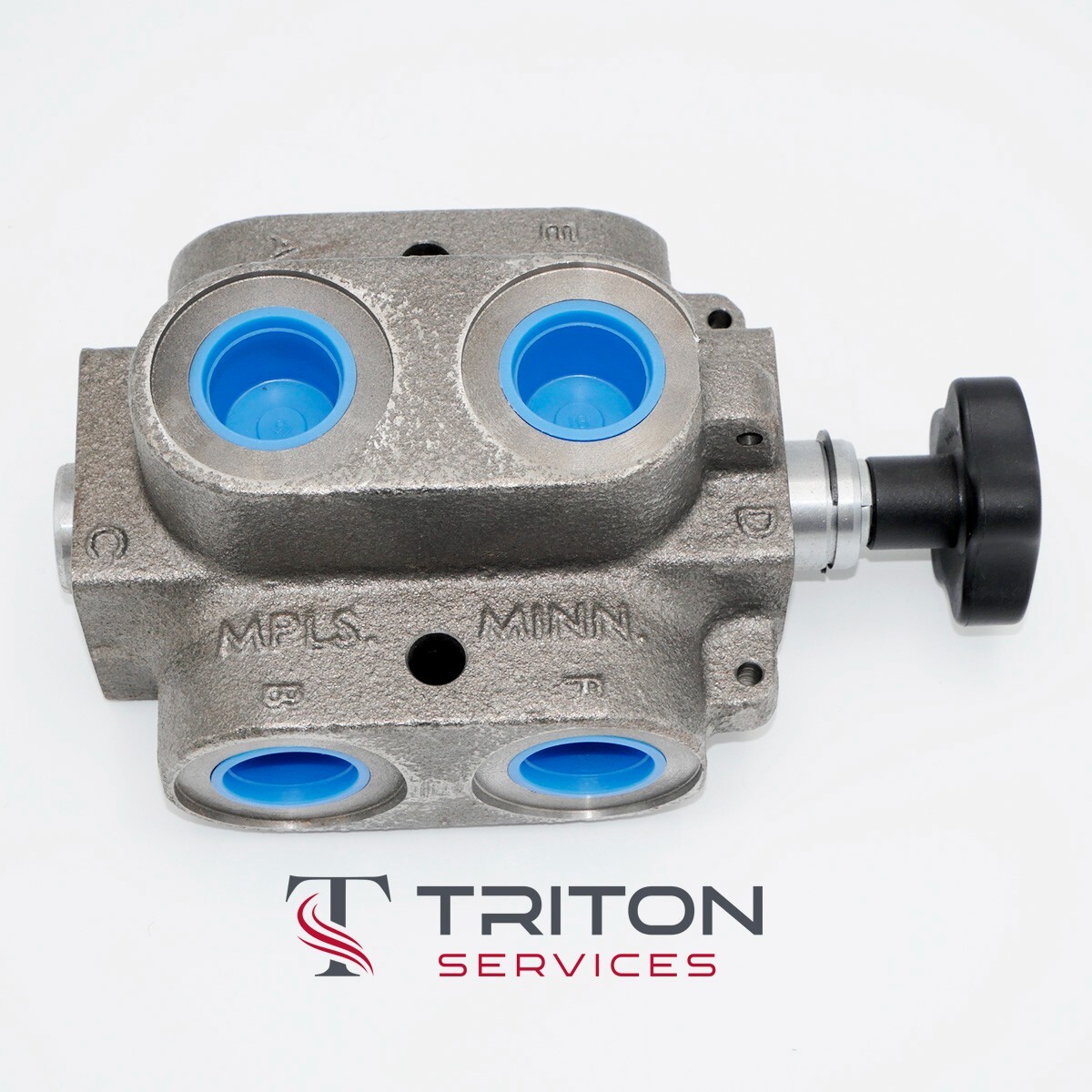 Metro/Doering MDS12-20, 6 ported hydraulic selector valve, knob, 280387