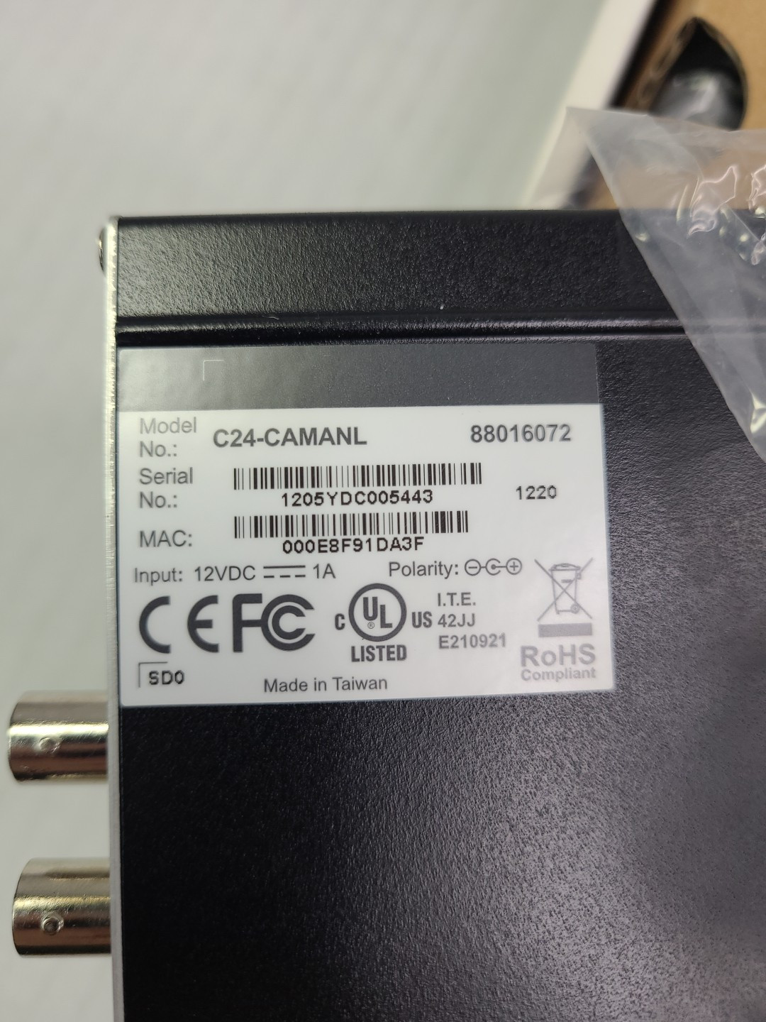 C24-CAMANL Video Server Encoder