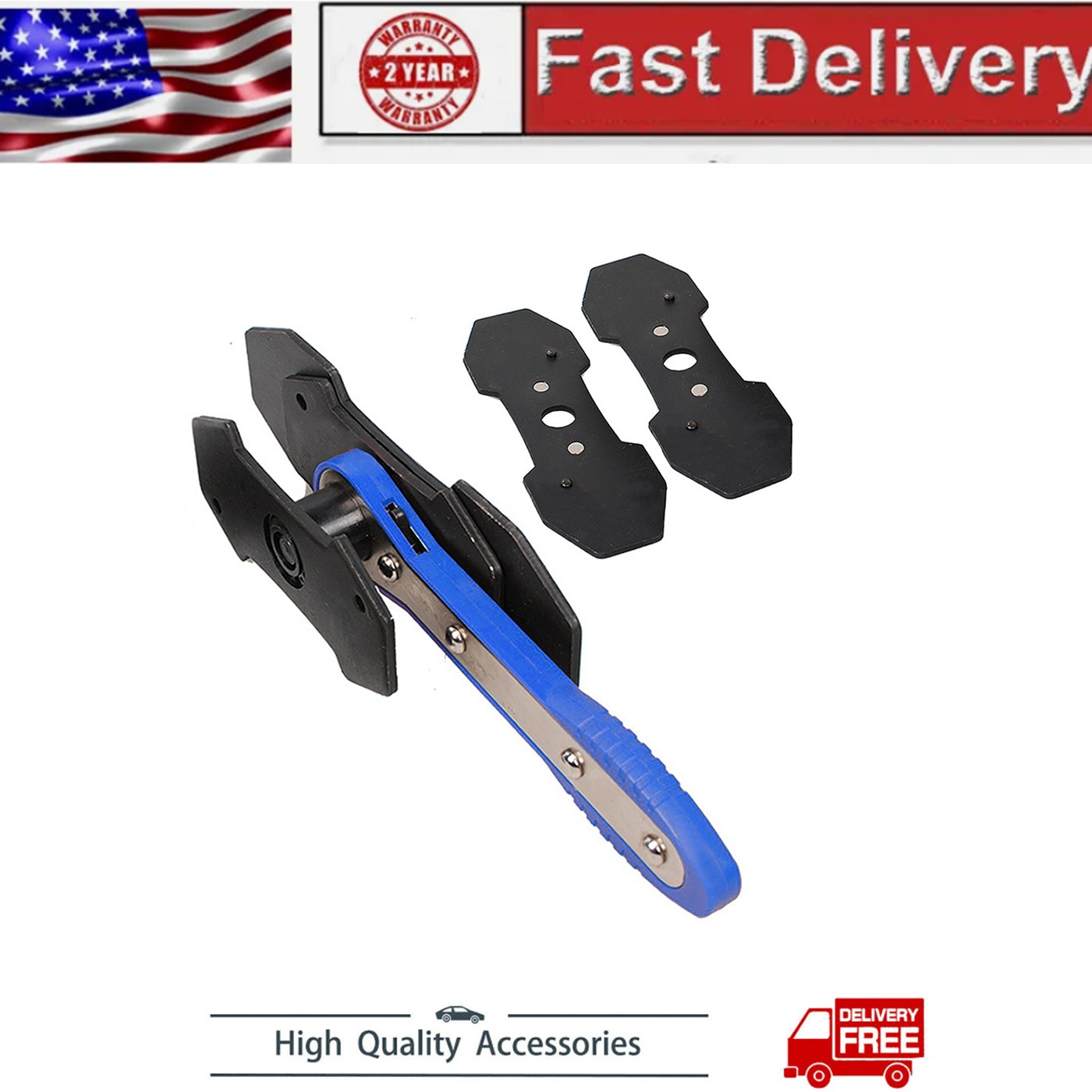 360° Car Ratcheting Brake Piston Spreader Wrench Caliper Pad Install Tool Press