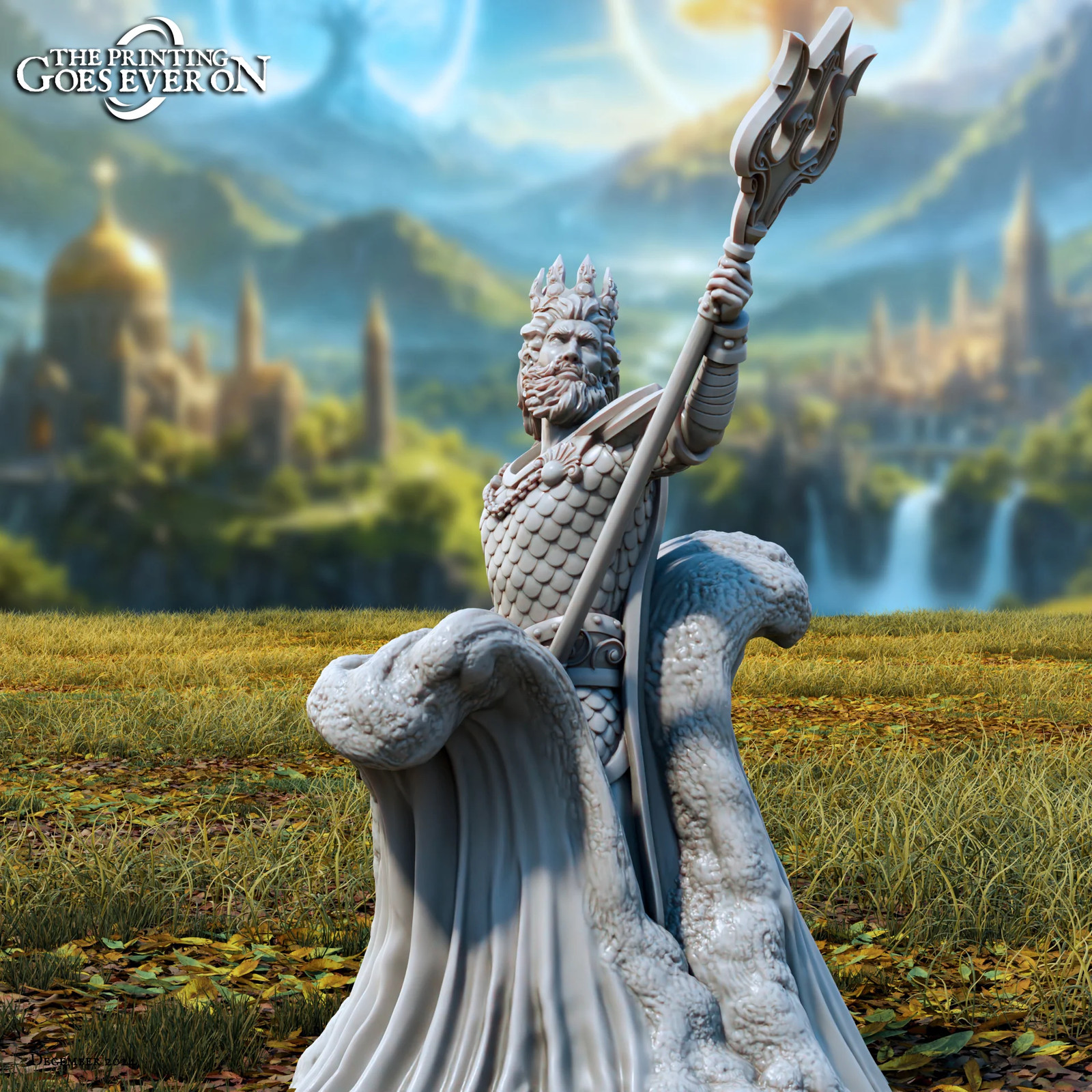 Ulthar, God of the Tides - 28-120mm Tales of the - Resin Tabletop Miniature