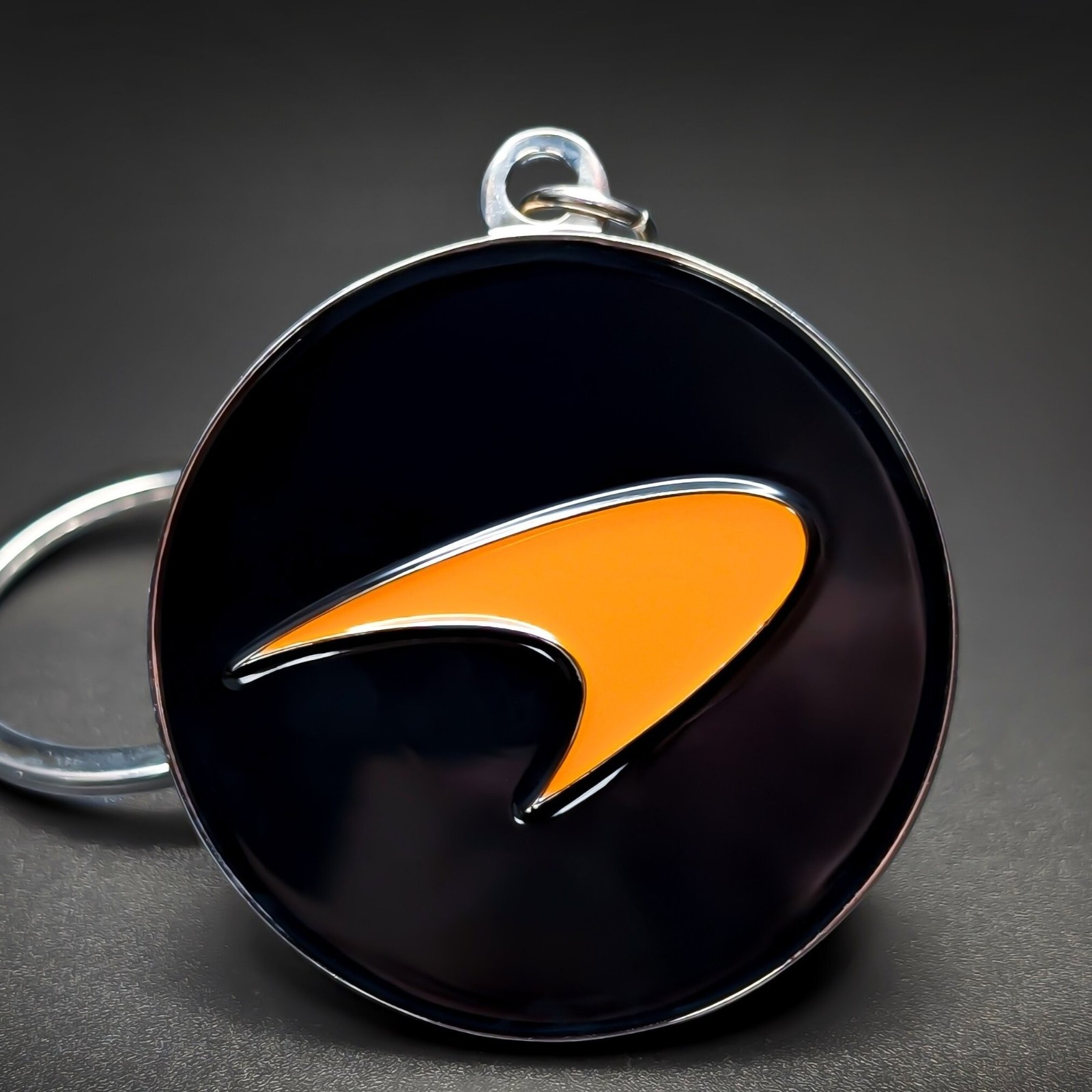McLaren F1 Keychain Papaya Badge Metal Piastri Lando Norris Senna 720s P1 Gift