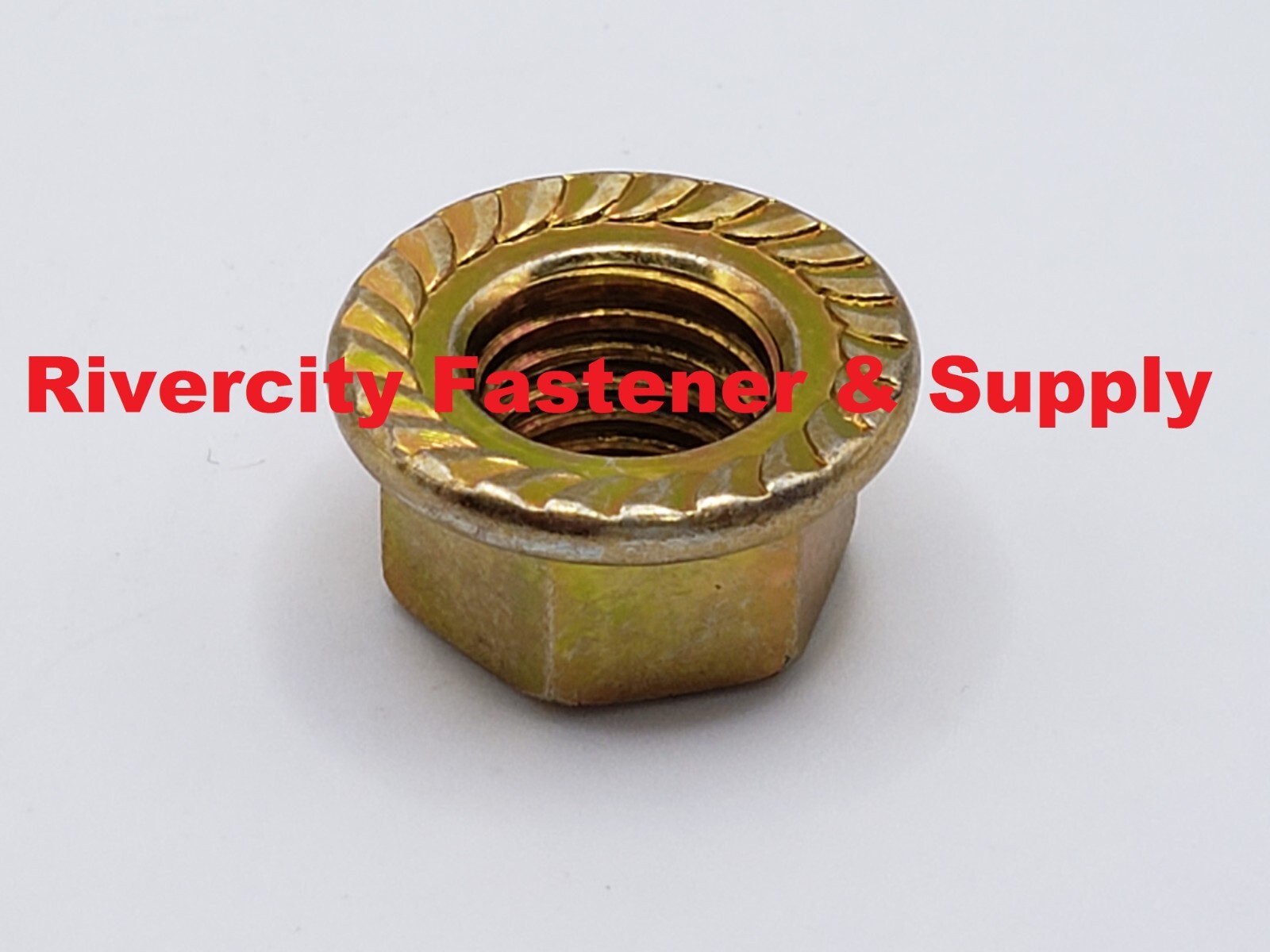 M8-1.25 JIS Flange Nuts Small Hex M8x1.25 Nut 8mm x 1.25 Serrated Flange 10.9