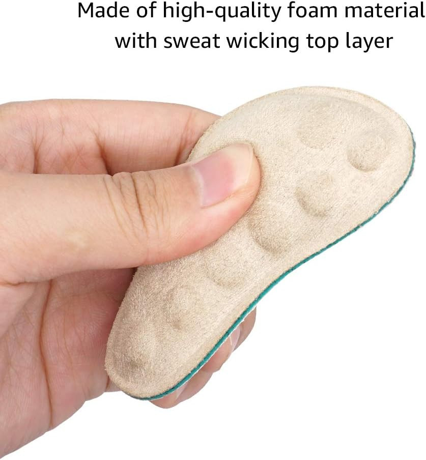 'S Supination & Over-Pronation Corrective Shoe Inserts, Medial & Lateral Heel We