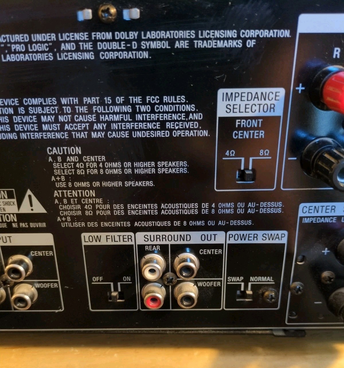SONY STR-GA8ES AV Receiver