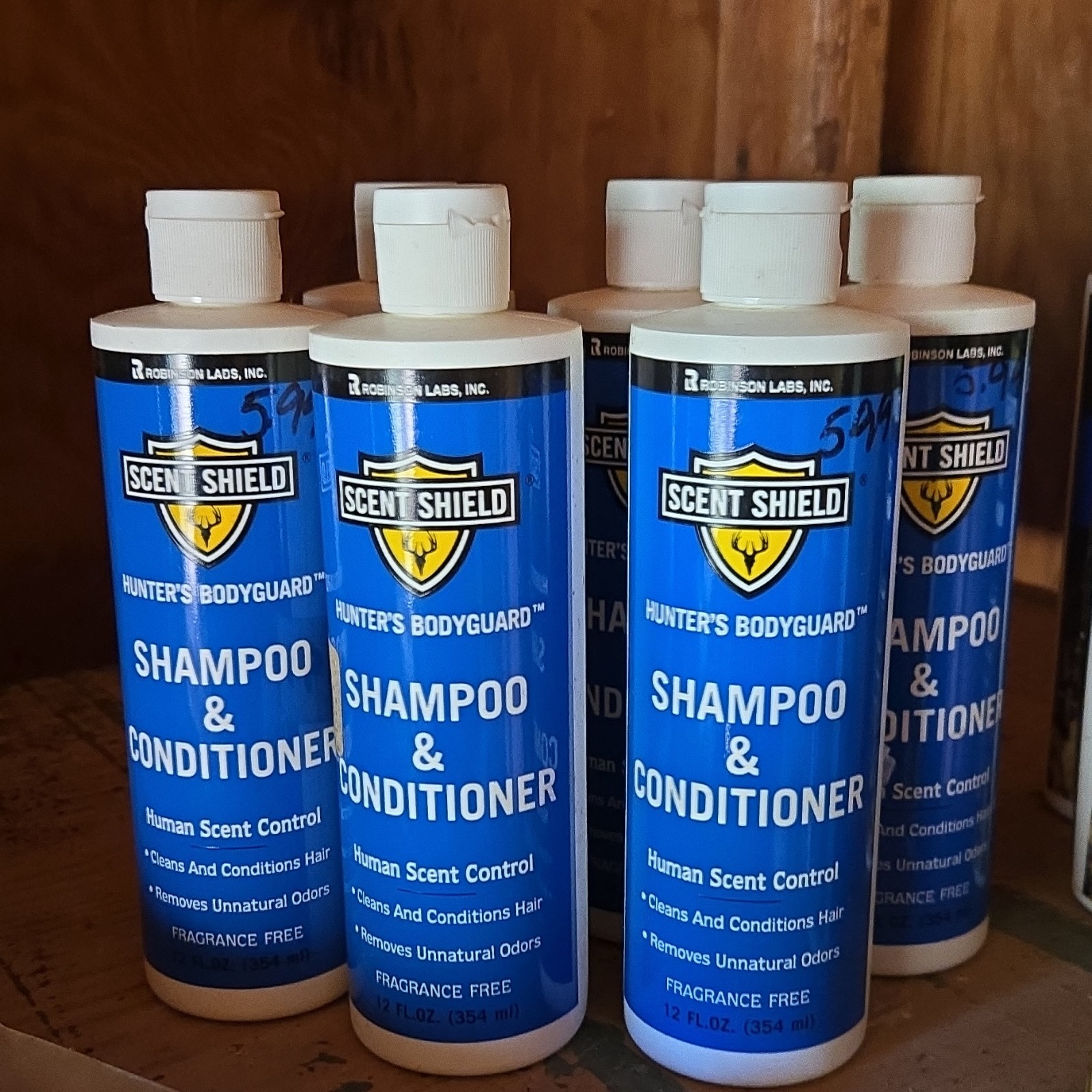 Scent Shield Hunter's Bodyguard Shampoo & Conditioner Scent Control 12 oz