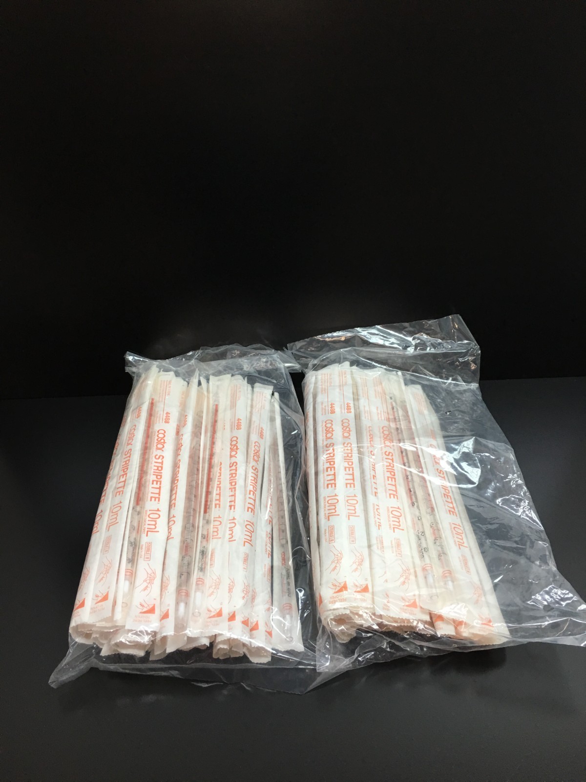 Costar REF 4488 Stripette 10mL Serological Pipets Lot 2 PKS