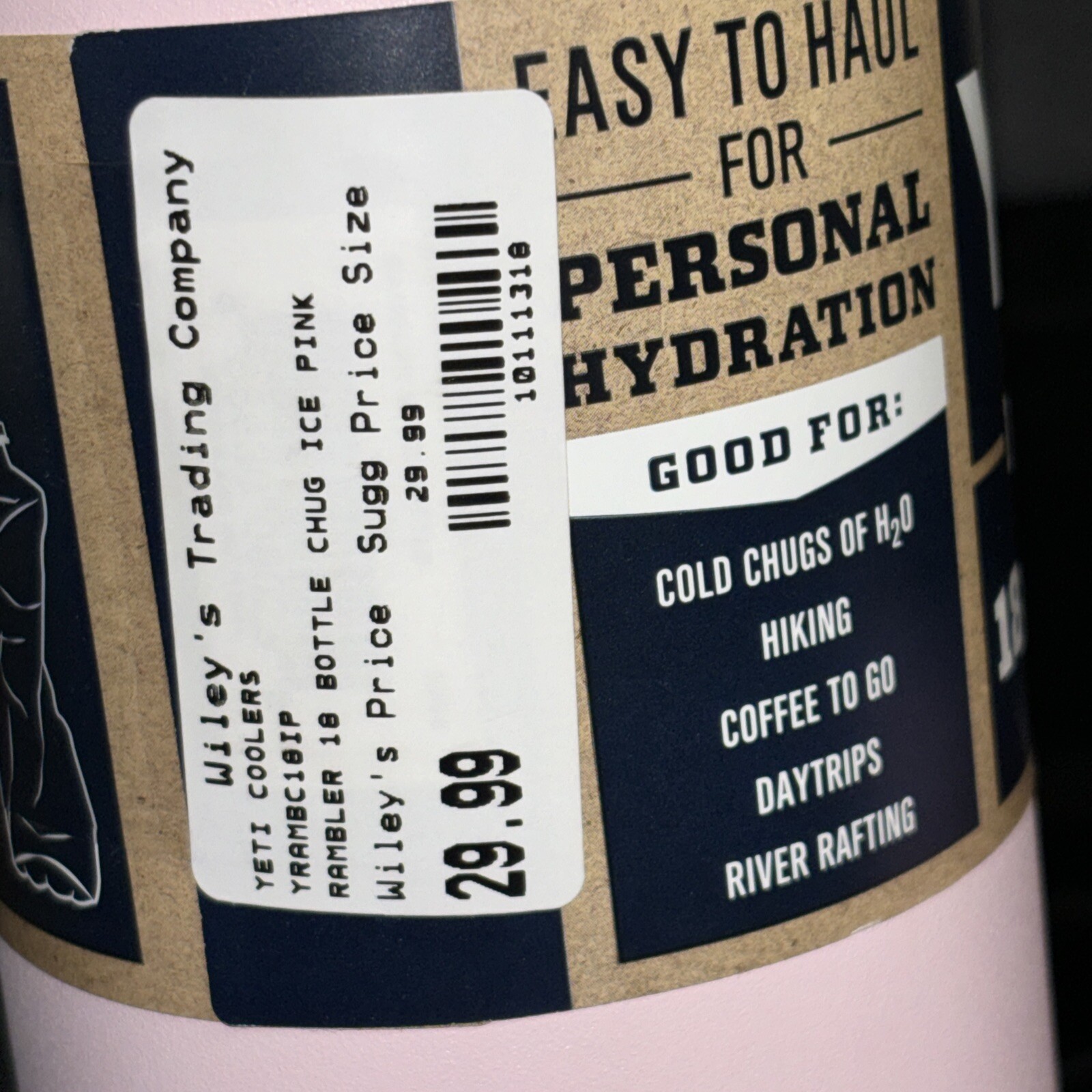 yeti rambler 18 oz bottle Ice Pink G1N