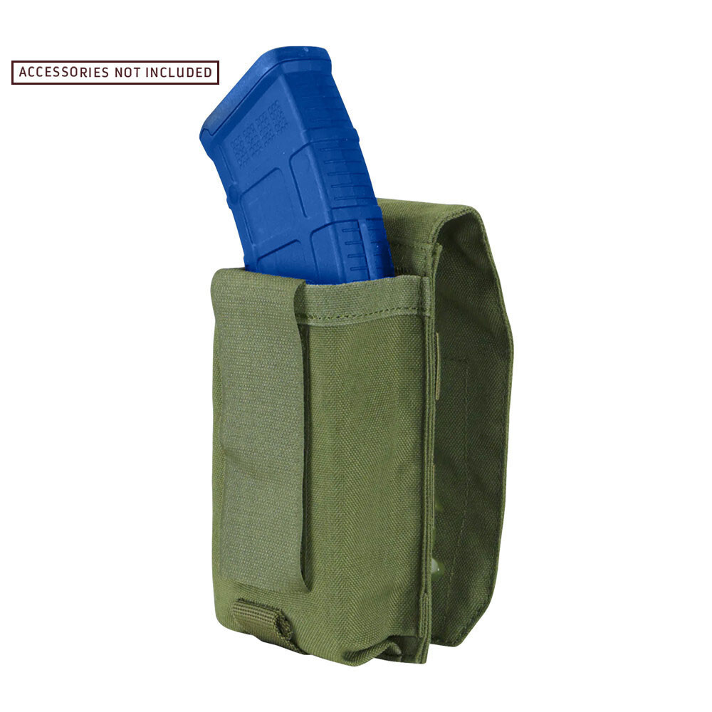 Tactical Hook and Loop Buckled Universal Magazine Mag Pouch OD Green