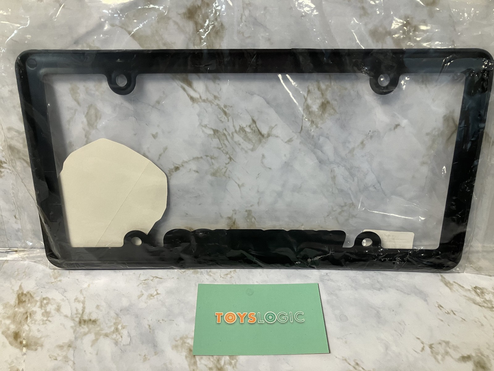 Halo - Plastic License Plate Frame + Sticker x5