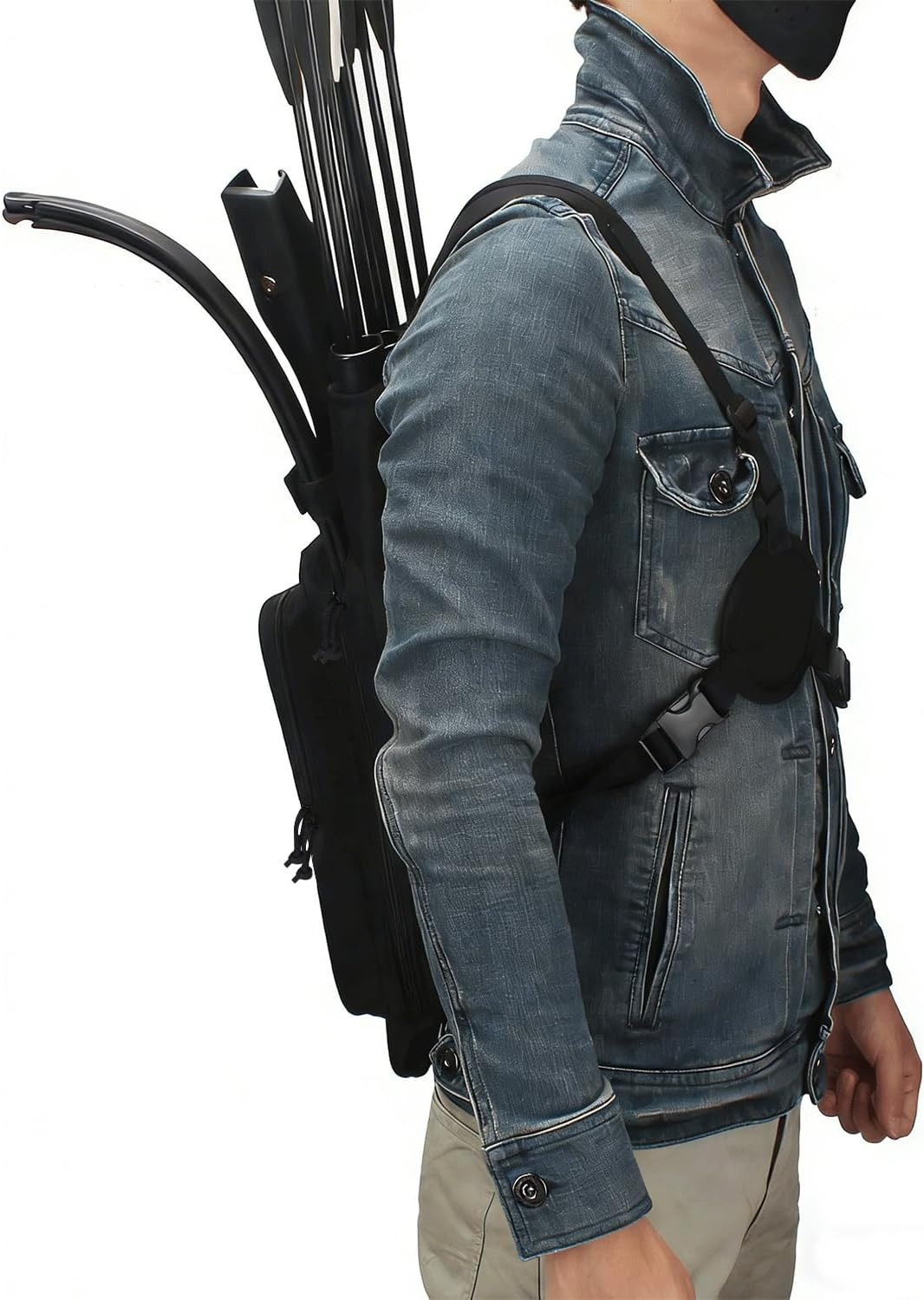 Multi-Function 4-Tubes Back Field Quiver Training Archery Arrow Quiver for Field