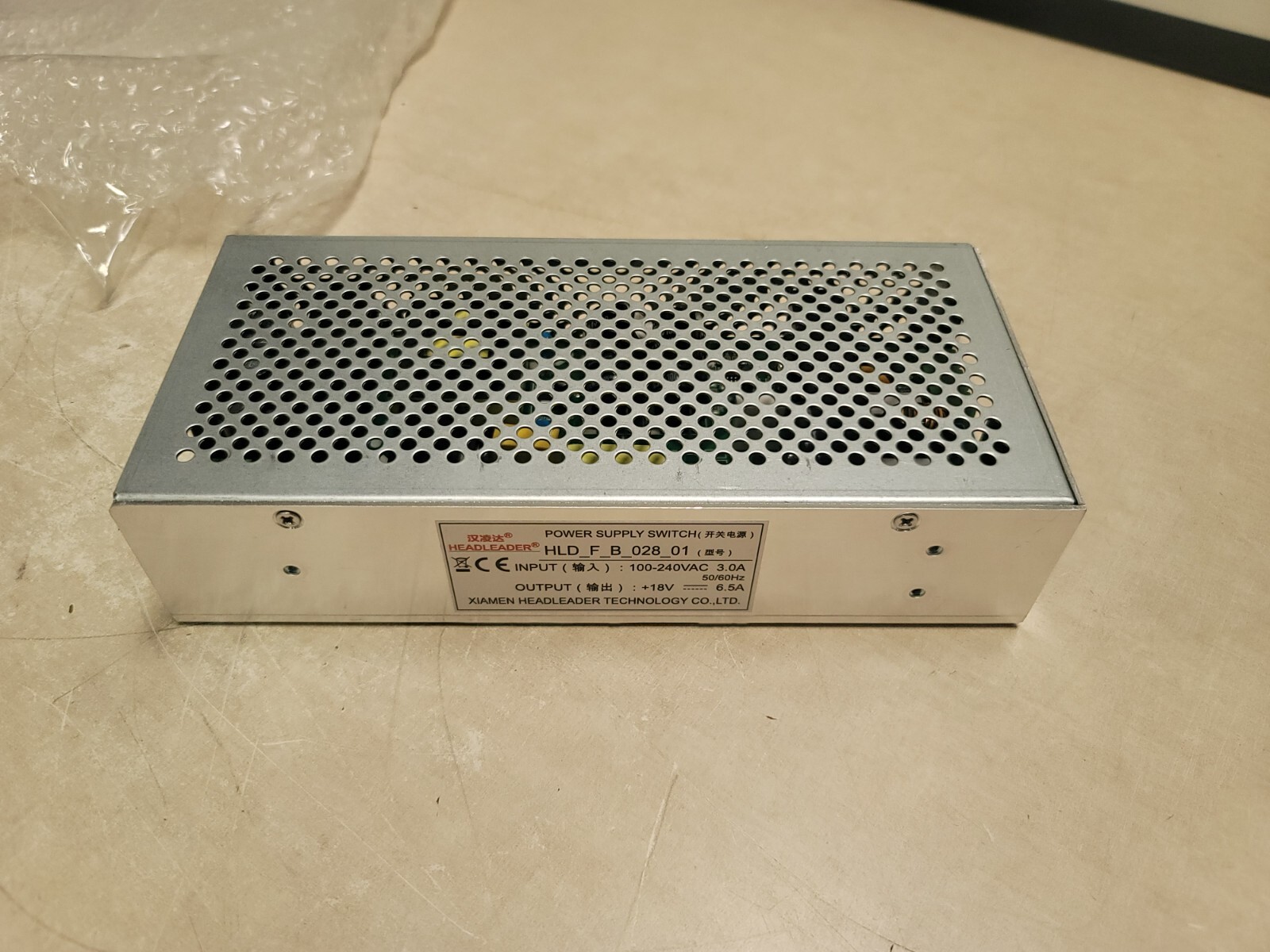 Headleader Xiamen Power Supply Switch HLD F B 028 01 100-240VAC 3.0A