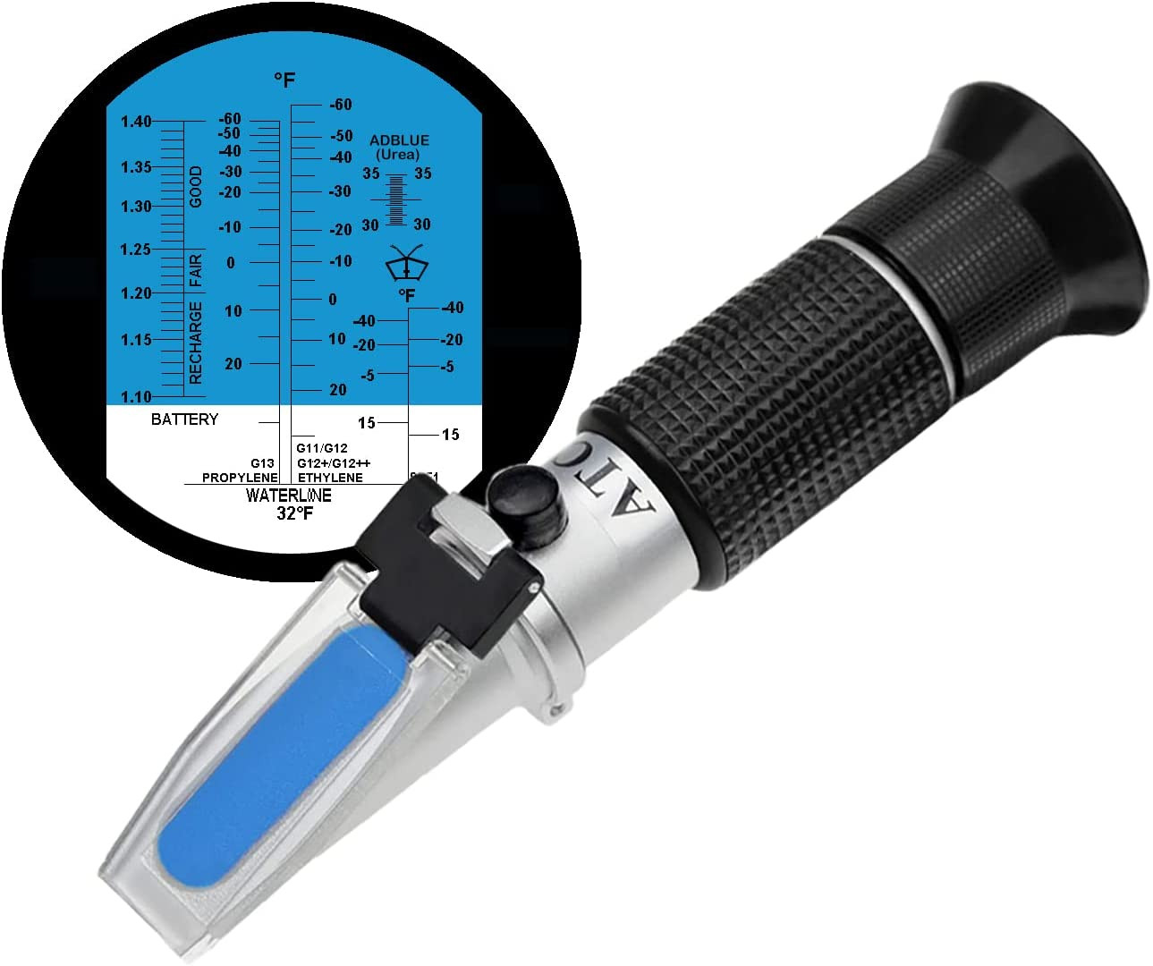 4-In-1 Refractometer Ethylene Glycol, Propylene Glycol in Automotive