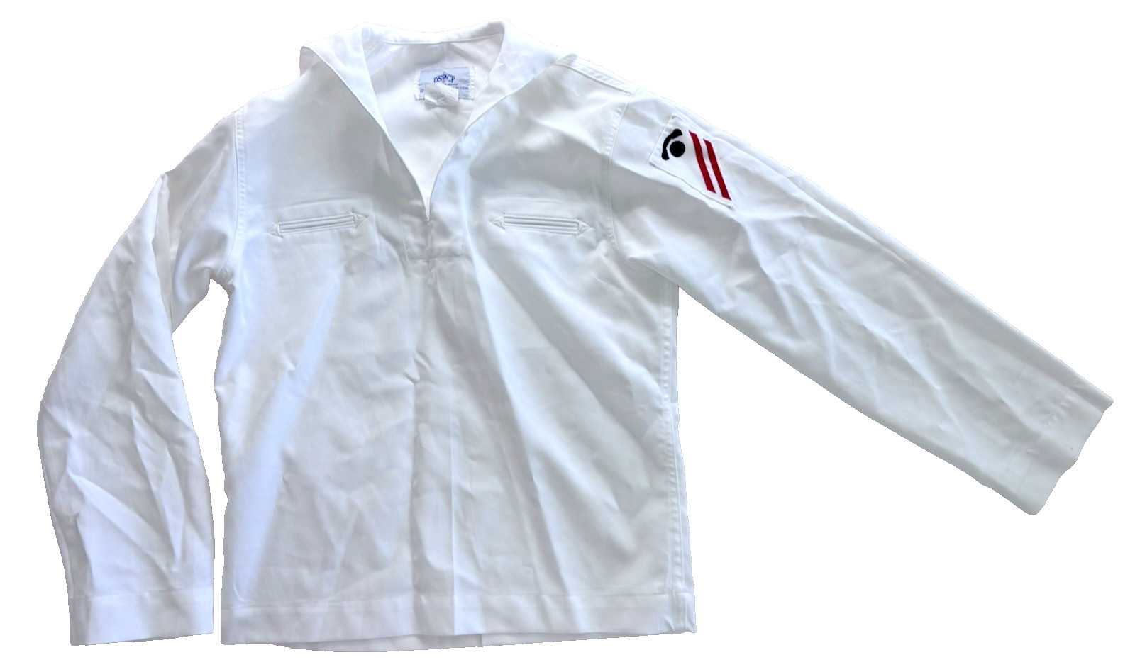 U. S. Navy Dress White Cracker Jack Jumper Uniform Top Men’s Size 40 Regular