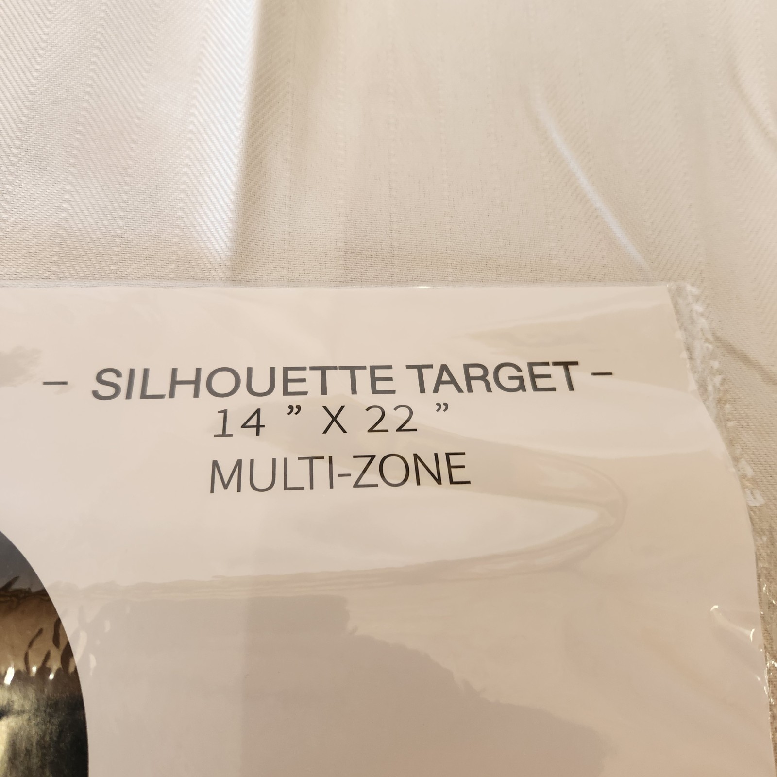 10 Pack Paper Multi Zone Targets 14" X 22" Silhouette