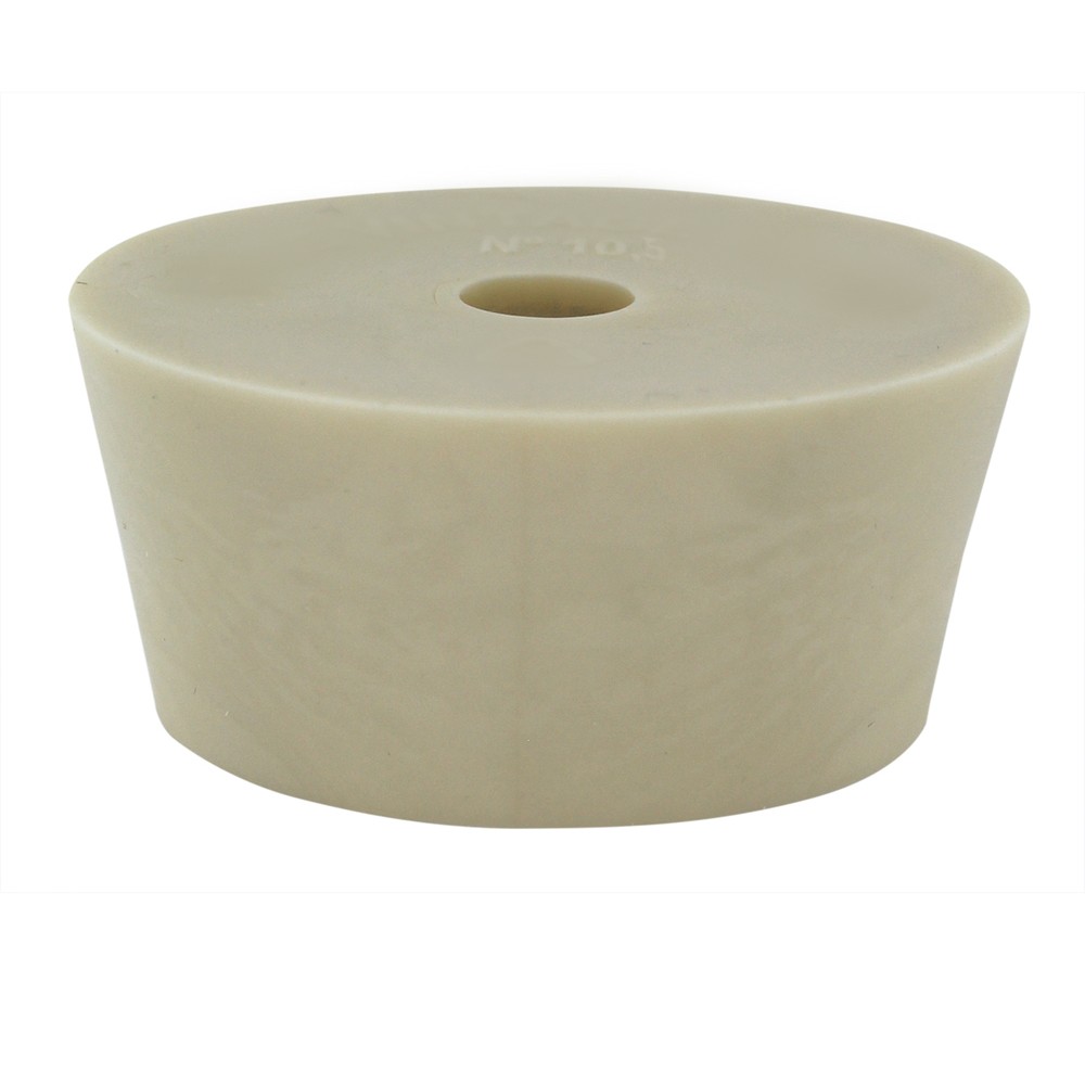 Drilled Rubber Stopper 10.5