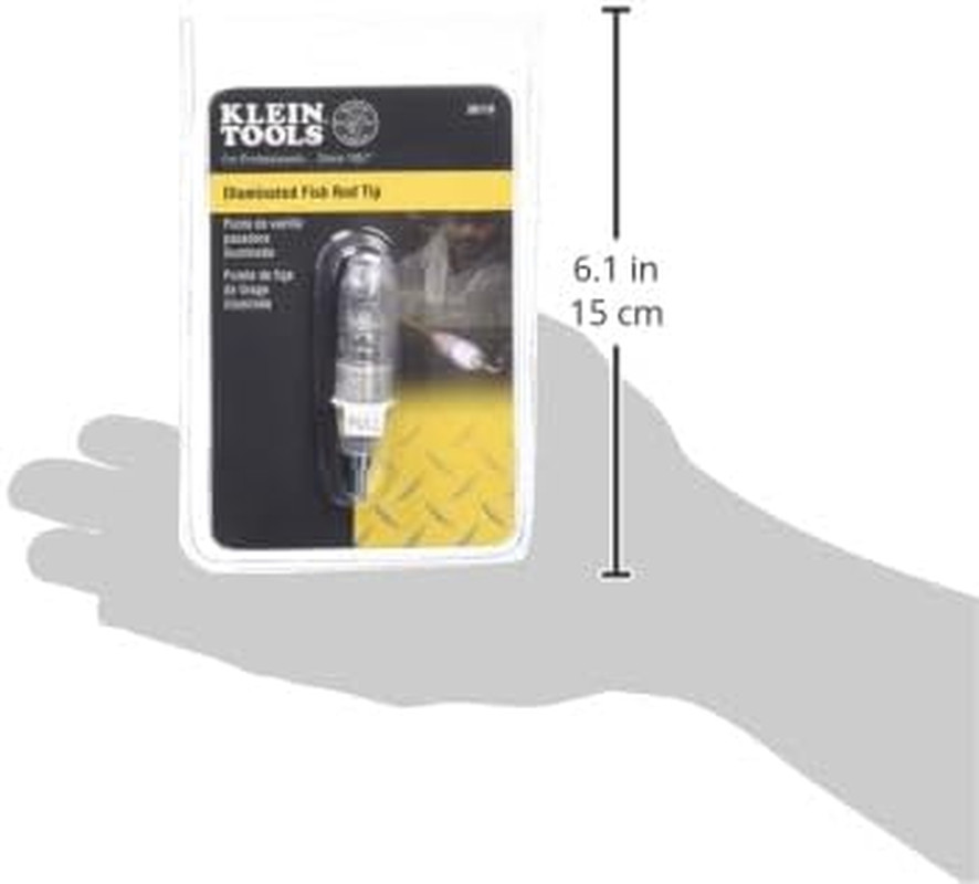 56119 Fish Rod Tip, Wire Pulling through Conduit Is Easier with Illuminated Fish