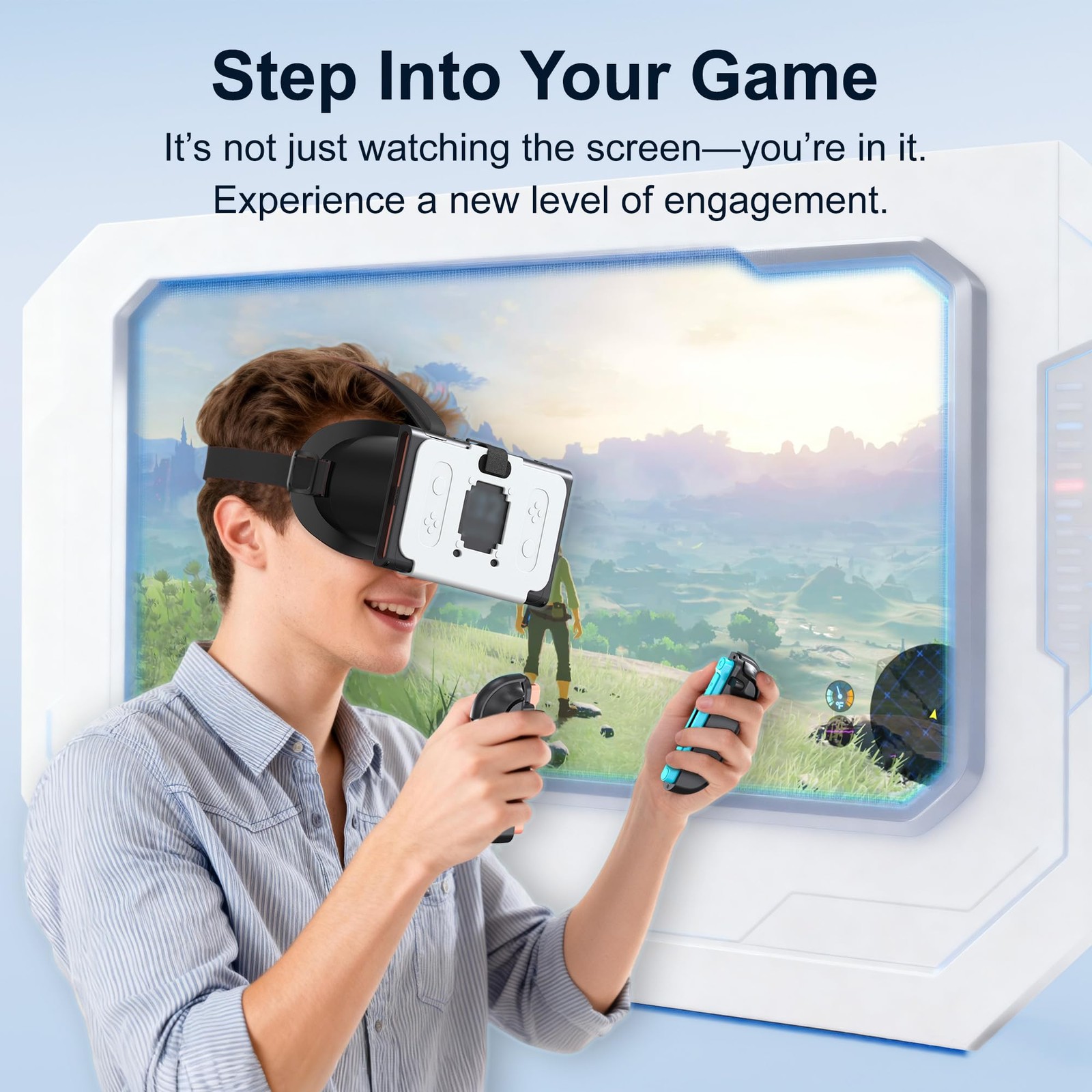LXFEIFANTECH VR Headset Switch 2 White Black