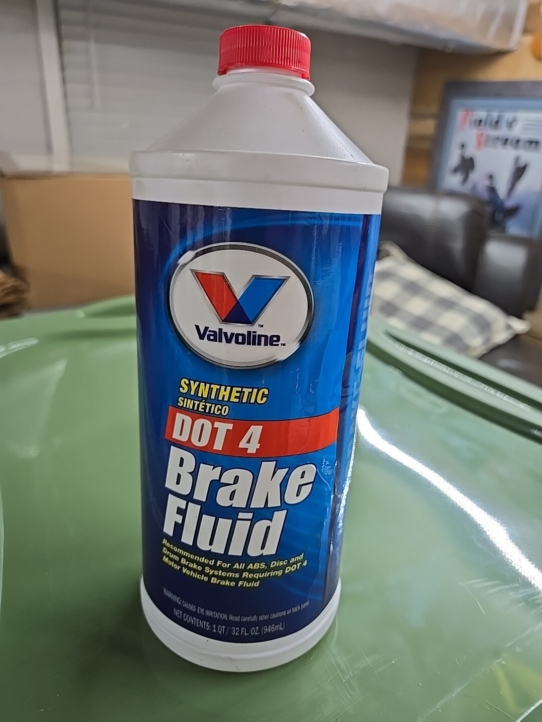 Dot 3 & 4 Brake Fluid, 32-oz.