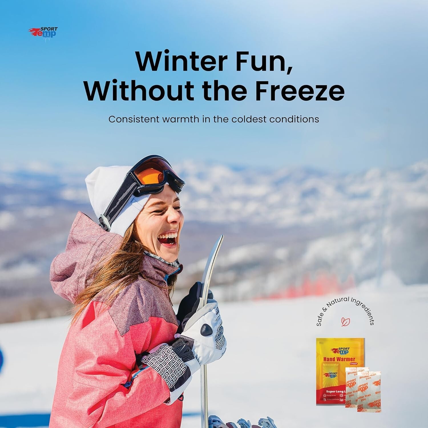 Travel-Friendly Hand Warmers - 11-Hour Air Activated Warmers for Outdoor Fun