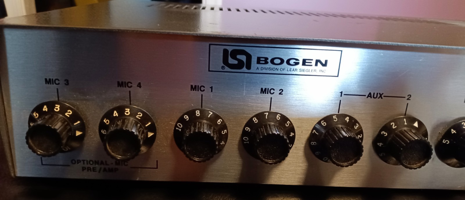 Vintage Bogden 4 channel mixer amp
