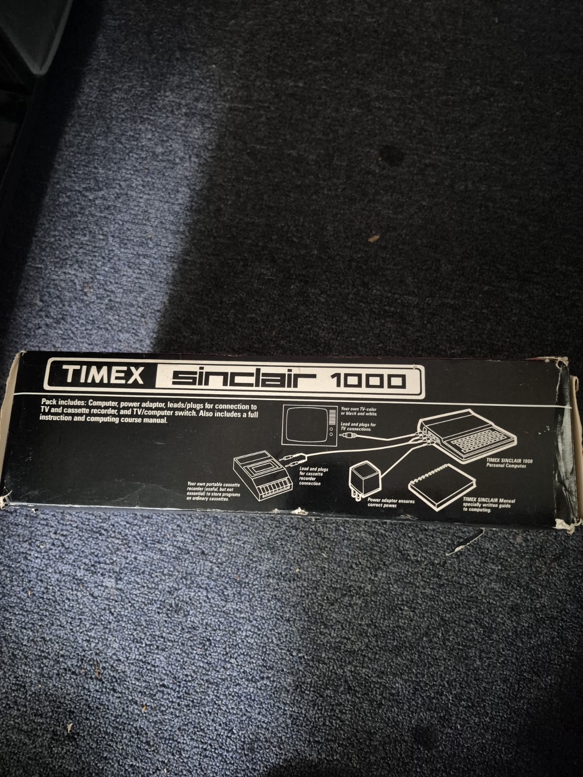 Timex Sinclair 1000 Vintage Personal Computer w/ Box (UNTESTED)