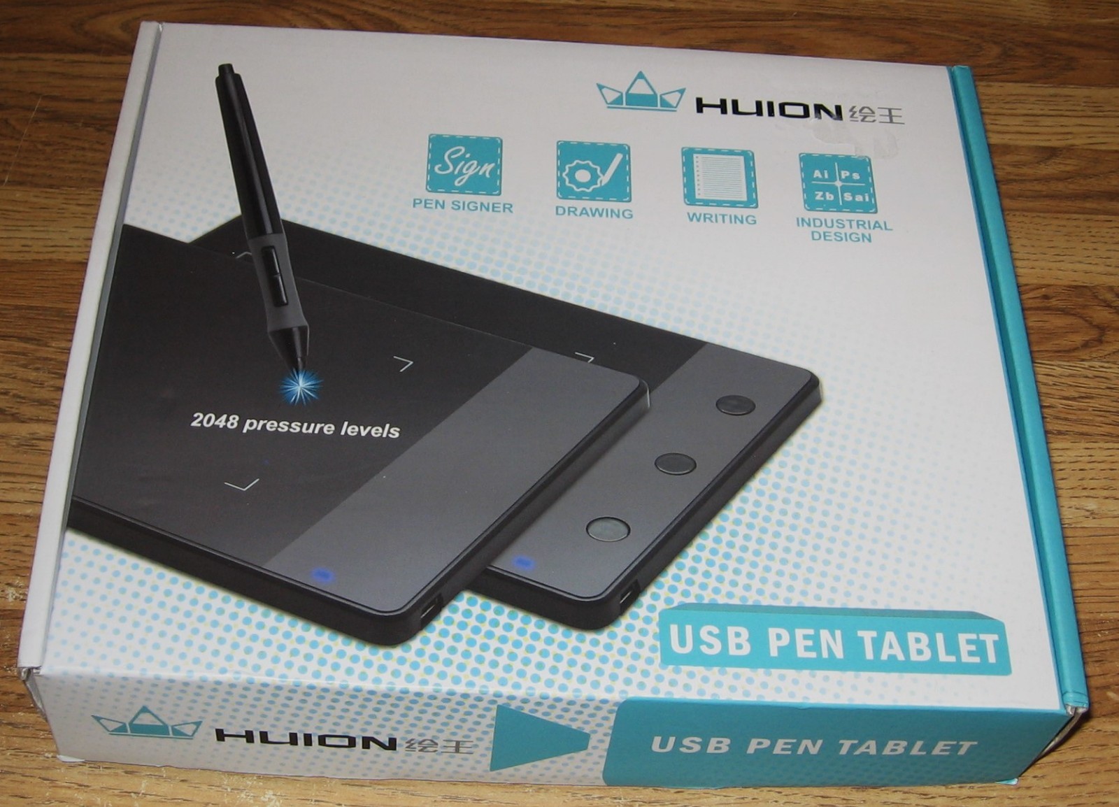 Huion H420 USB Pen Tablet 4 X 2.23 Inch/New In Opened Box