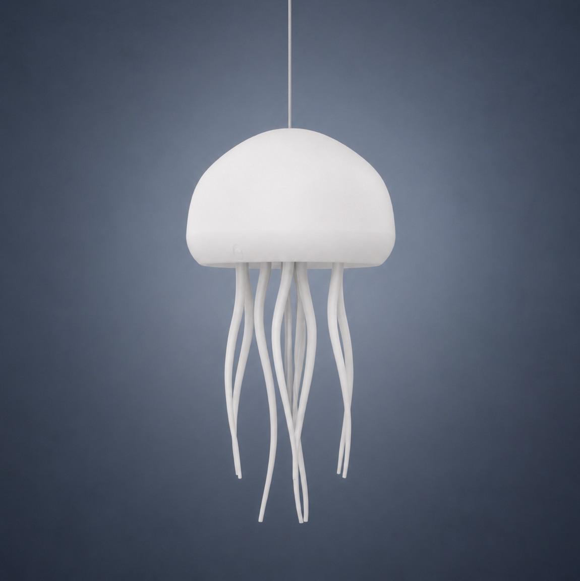 Voice Controlled Jellyfish Lamp, Color Changing Night Light, Rotating