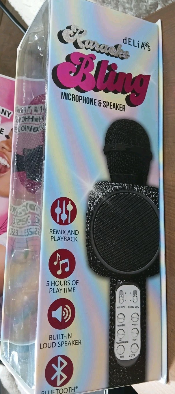 New Bling Edition Bluetooth Karaoke Microphone & Speakers