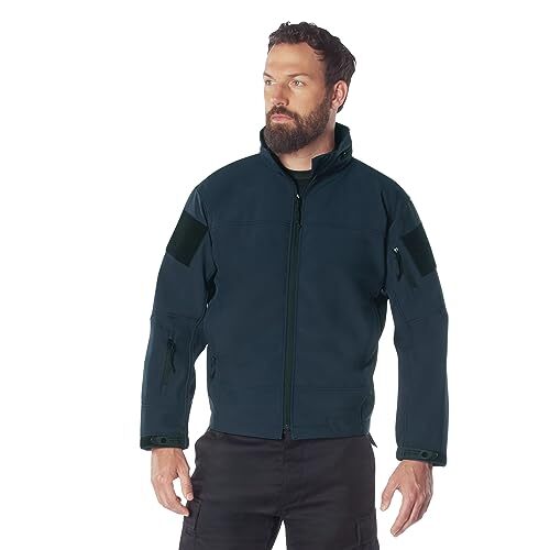 Midnight Navy Blue Lightweight Soft Shell Jacket 52620 - M
