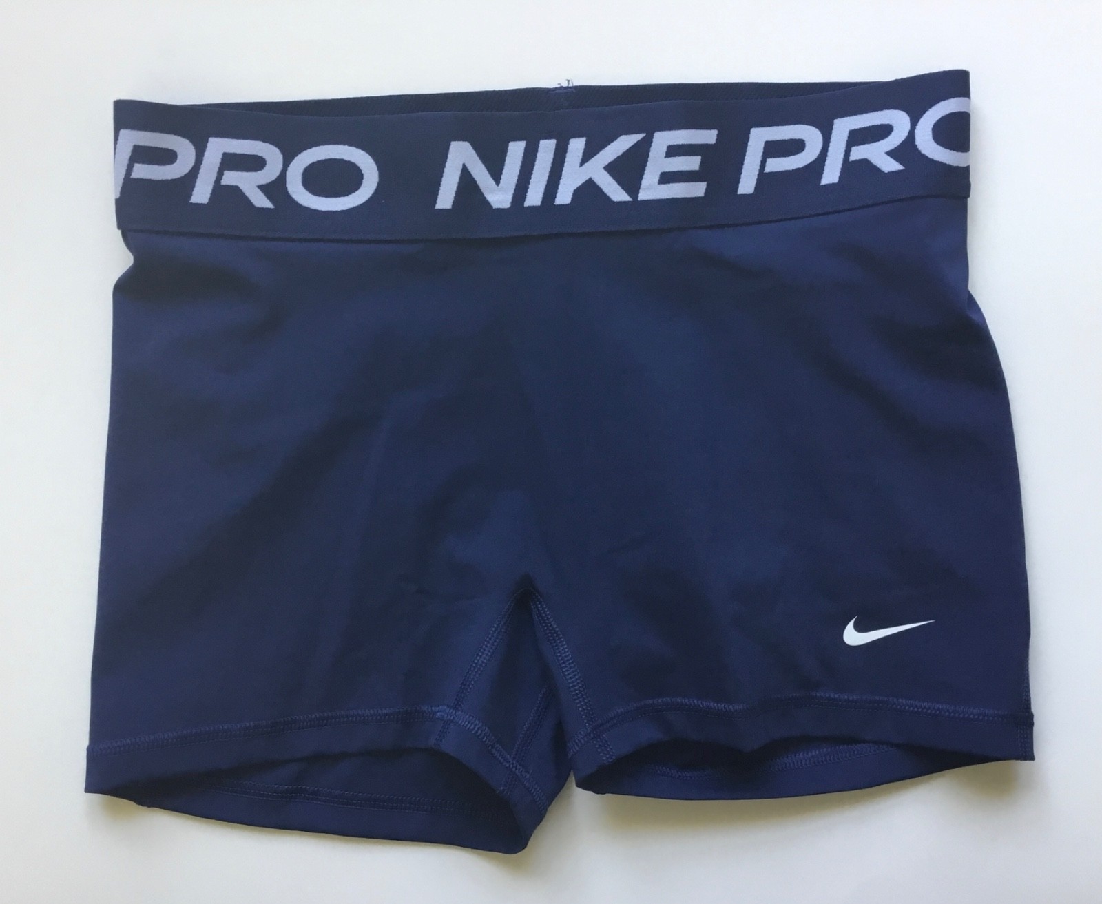 Nike Pro 365 Women's Training 3” Shorts IQ1037 410 Navy Blue Size M