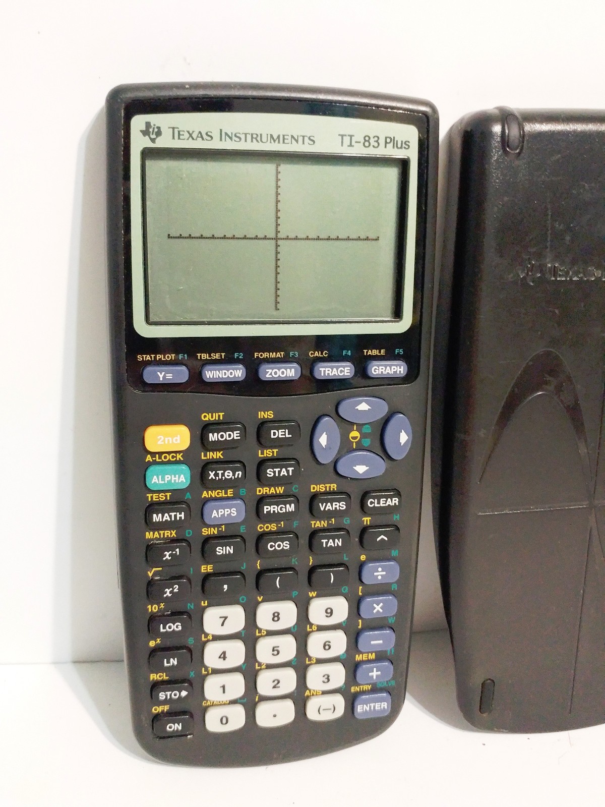 Texas Instruments TI-83 Plus Graphing Calculator with Cover | TESTED