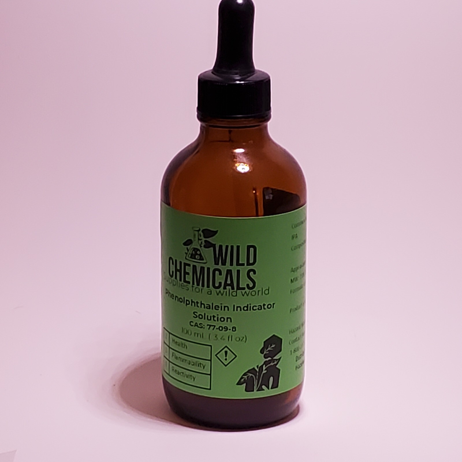 Phenolphthalein Indicator 100 mL - pH Indicator