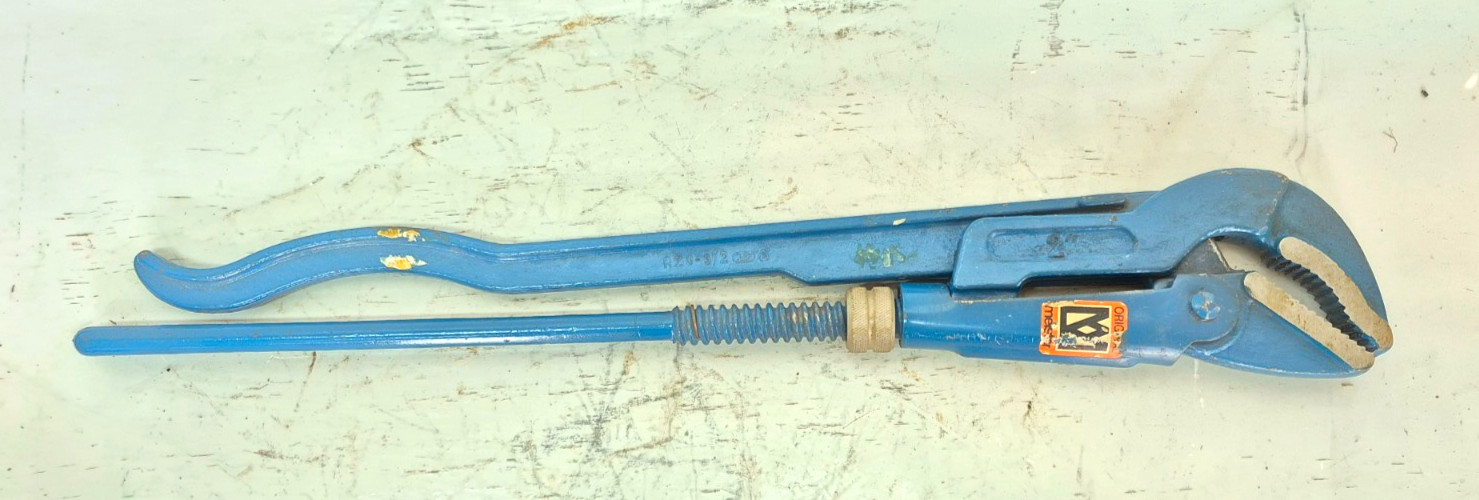 Meister Swedish Style 2" Corner Pipe Wrench Made In Germany