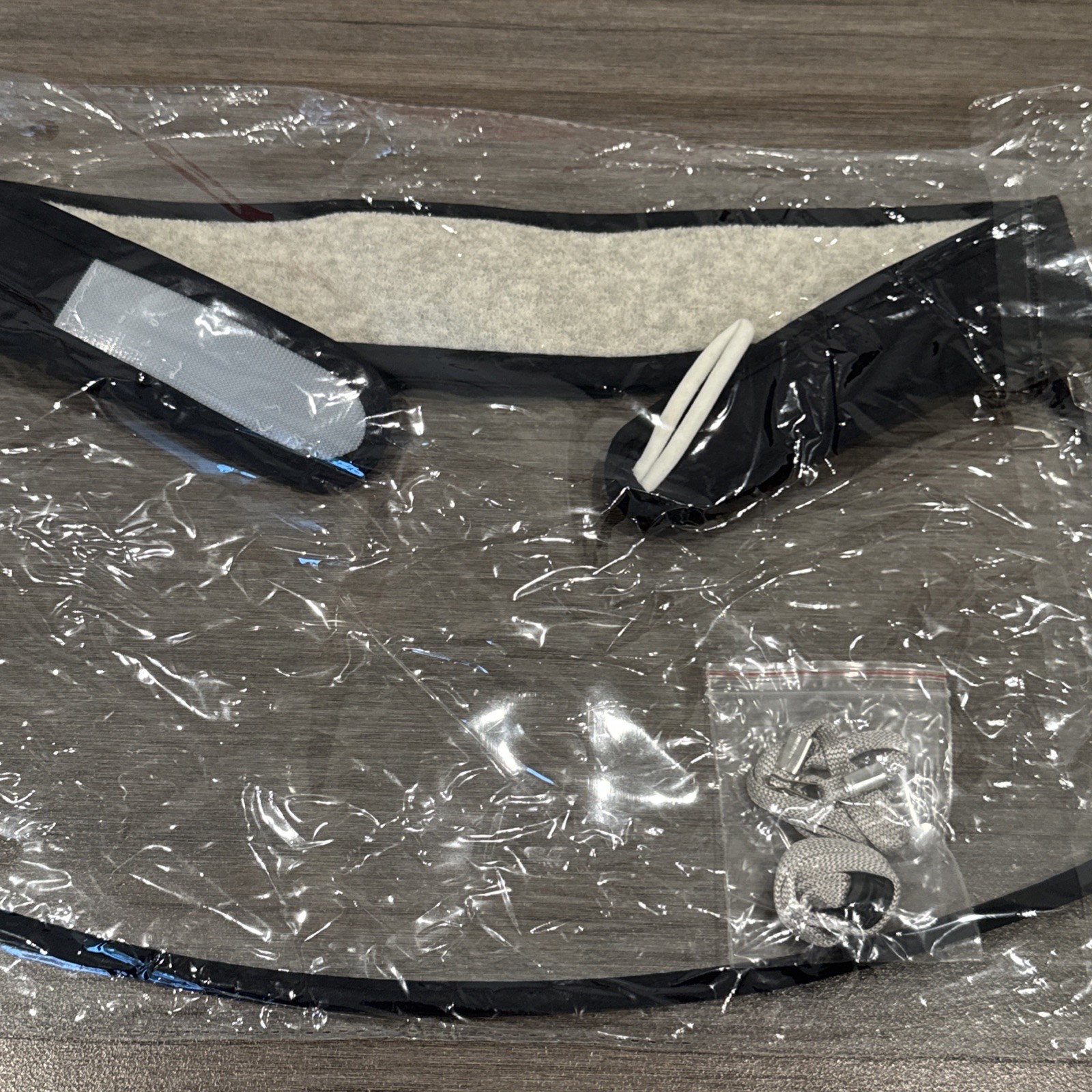 Face Visor / Face Shield Protetive Adjustable Face Shield Clear With Black Trim