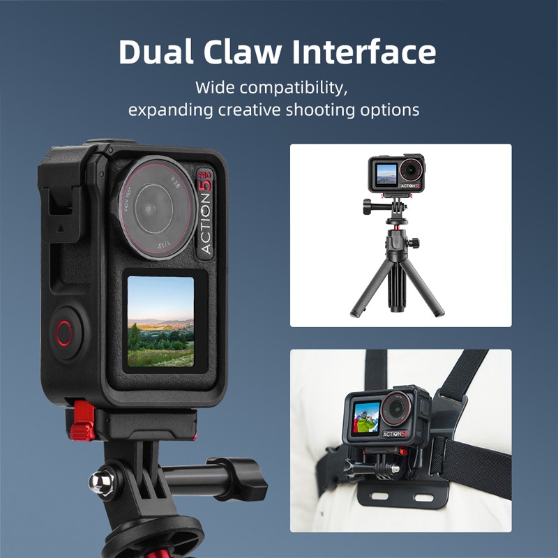 Mount Adapter For DJI Osmo Action 5 Pro 5 4 3 Camera Quick Release Accessories