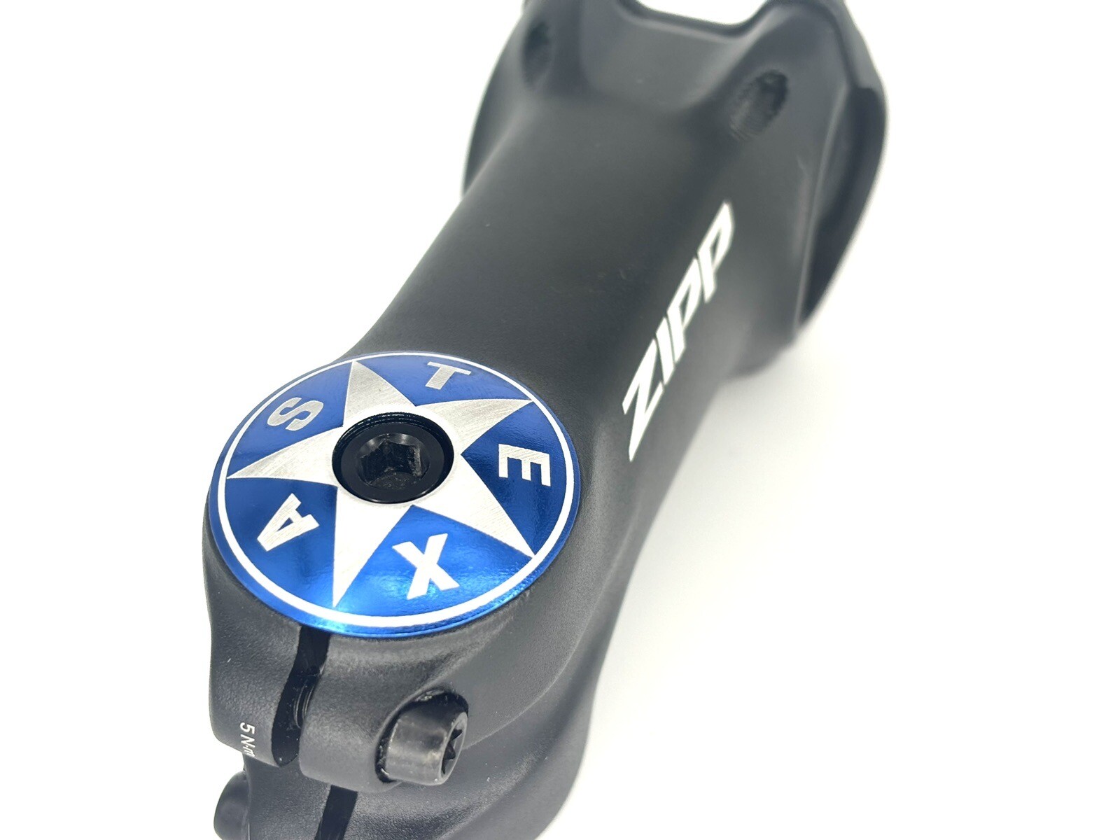 TEXAS - Threadless Bicycle Headset Stem Cap 1 1/8" Blue USA
