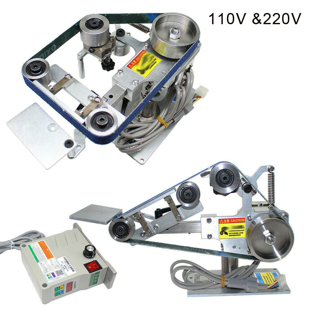 Brushless 110V/220V Belt Machine DIY Belt Sander DIY Polishing Grinding Machine