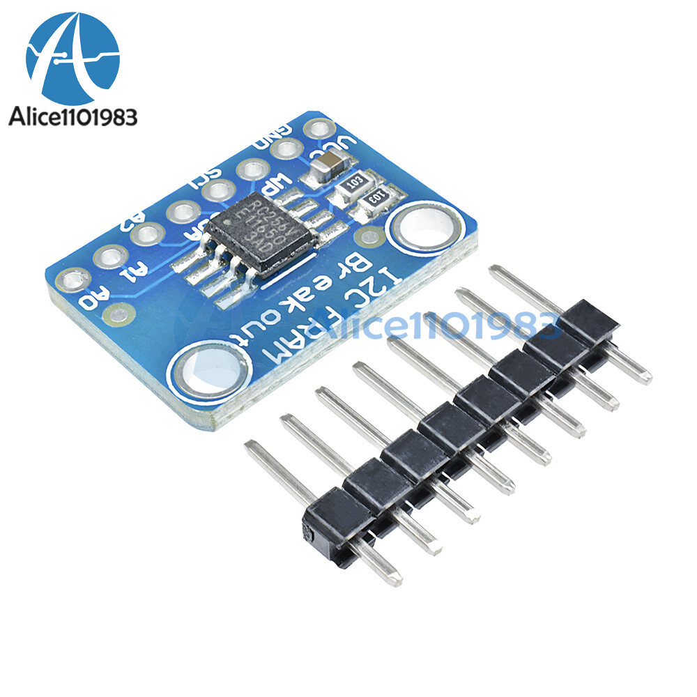 1-10PCS I2C IIC Non-Volatile FRAM MB85RC256V Breakout 256Kbit/32KByte Memory IC