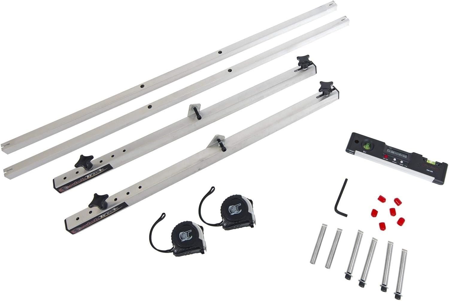 Wheel Alignment Tool Kit Camber Caster Toe Gauge DIY Front End USA QuickTrick