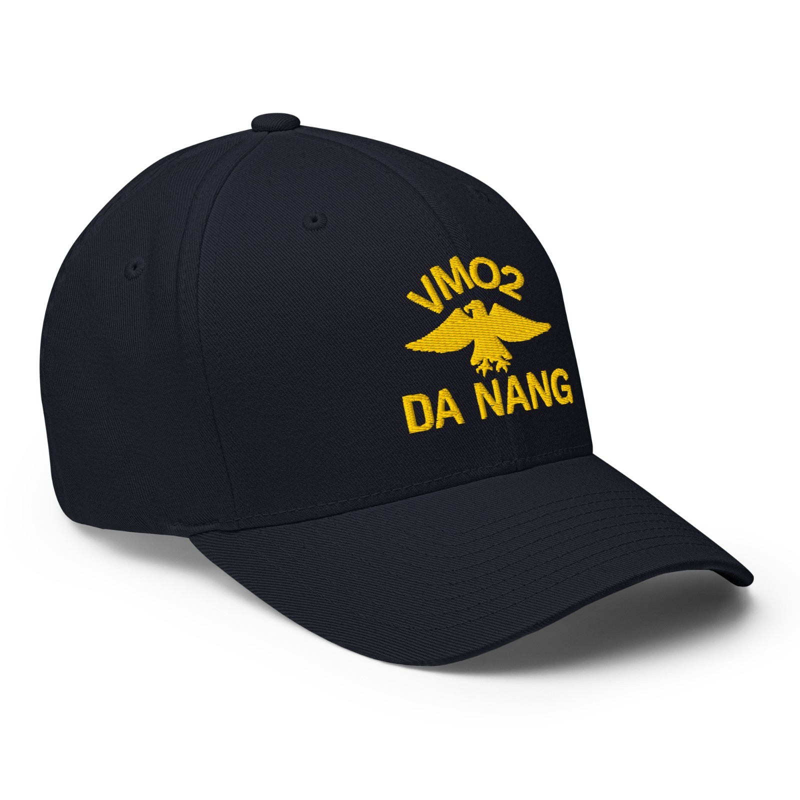 VMO2 Da Nang Embroidered Logo Dark Navy Closed Back Structured Cap