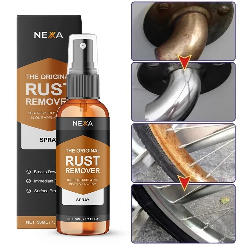 NEXA Rust Remover Spray – Fast-Acting Multi-Surface Cleaner | Removes Rust, 50mL