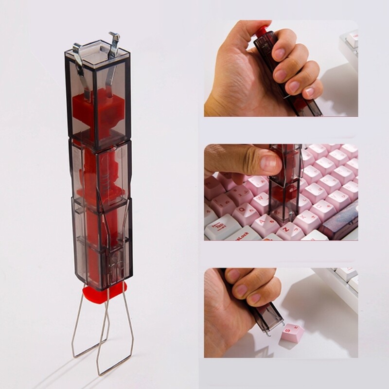 Key Puller Keycap Adjuster Switches Remover for Mechanical Keyboard Fixing Clean