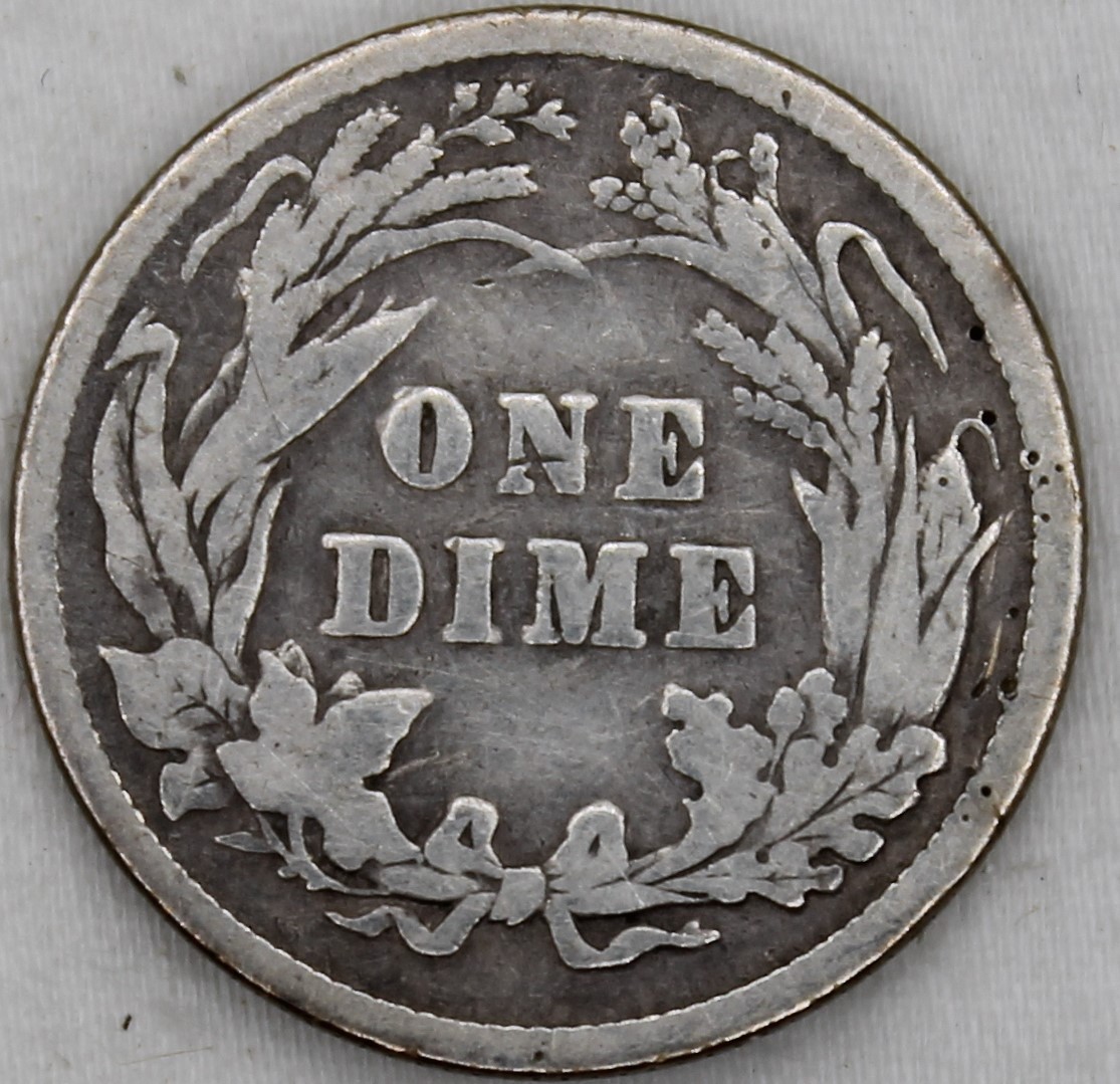 1892 Barber Dime