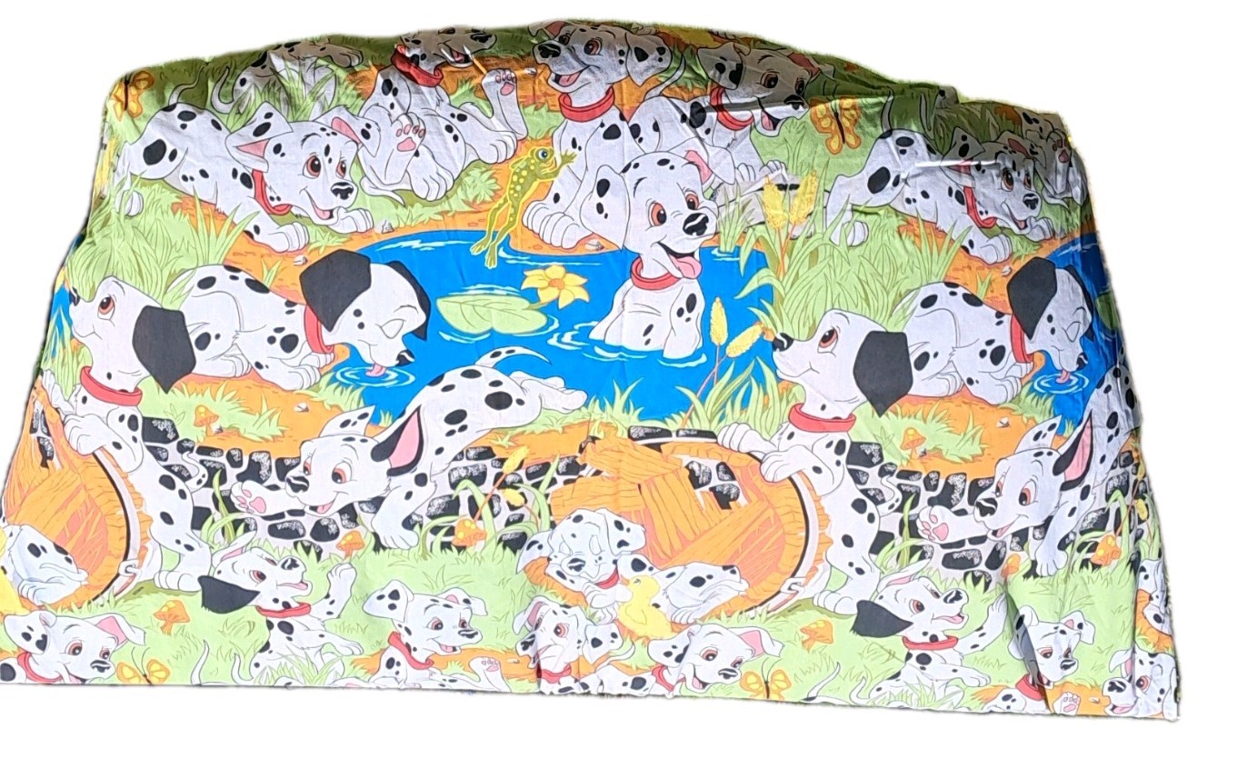 Vintage Disney 101 Dalmatians Sheet Set Full Size Cotton Polyester Complete Set
