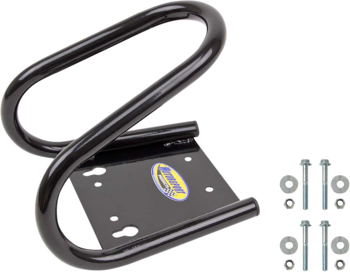 Motorsport Products Steel Wheel Chock - Black Powdercoat - 97-3012