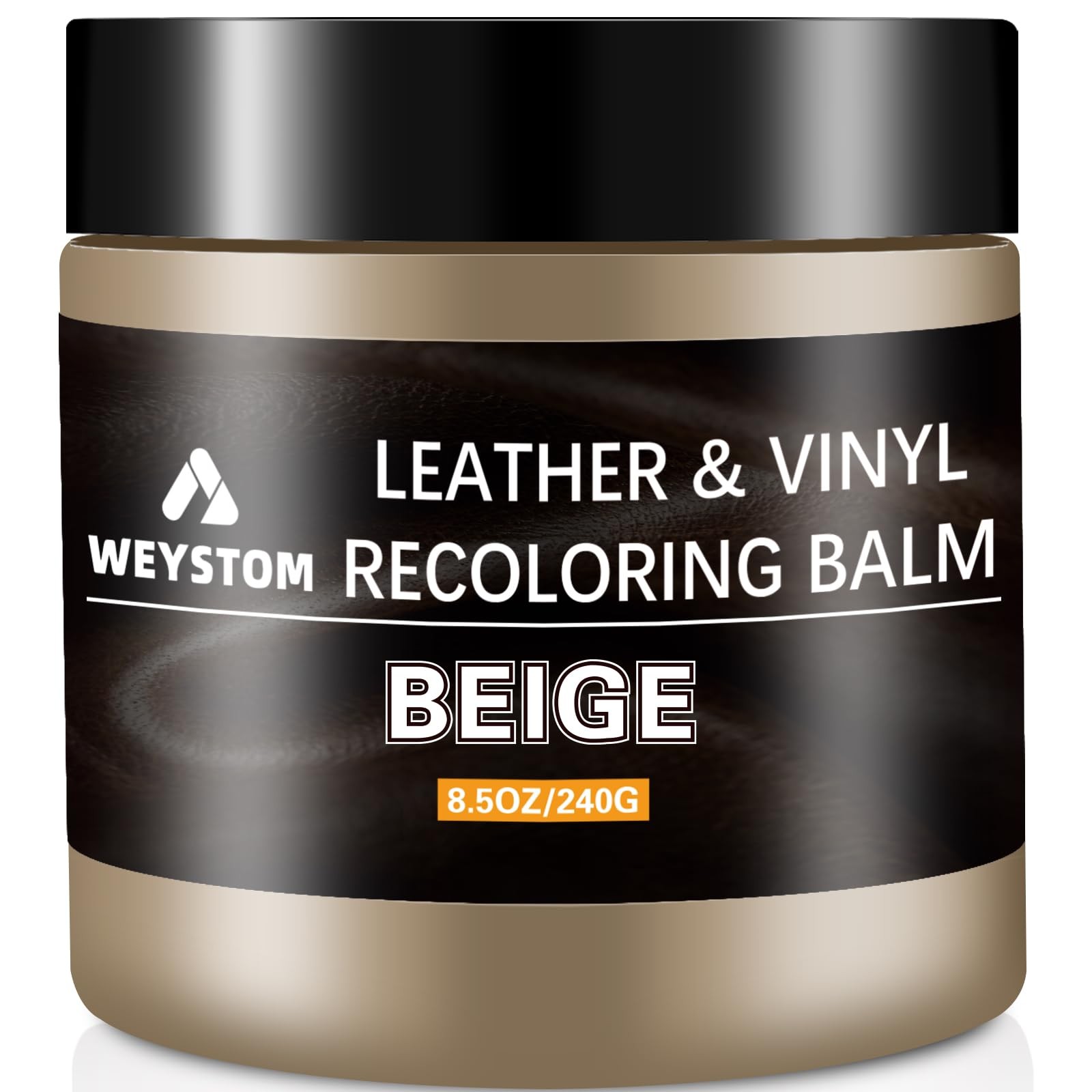 Leather Recoloring Balm Beige Repair Kit For Furniture Dye Paint Restore Fix