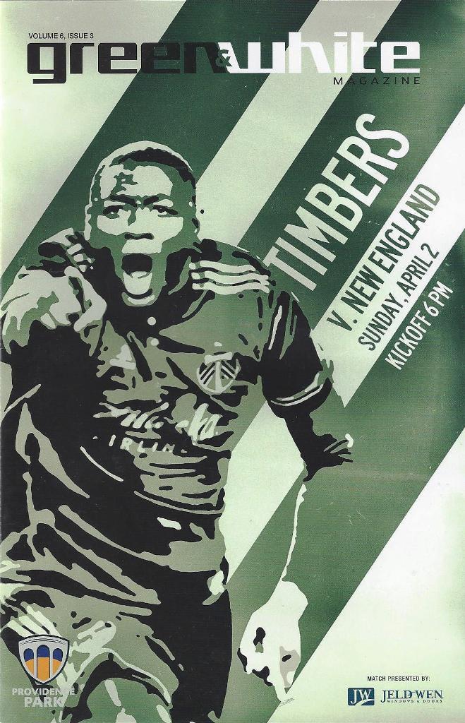 Portland Timbers 'Green & White' MLS Soccer/Football Program Volume 6, Issue 3