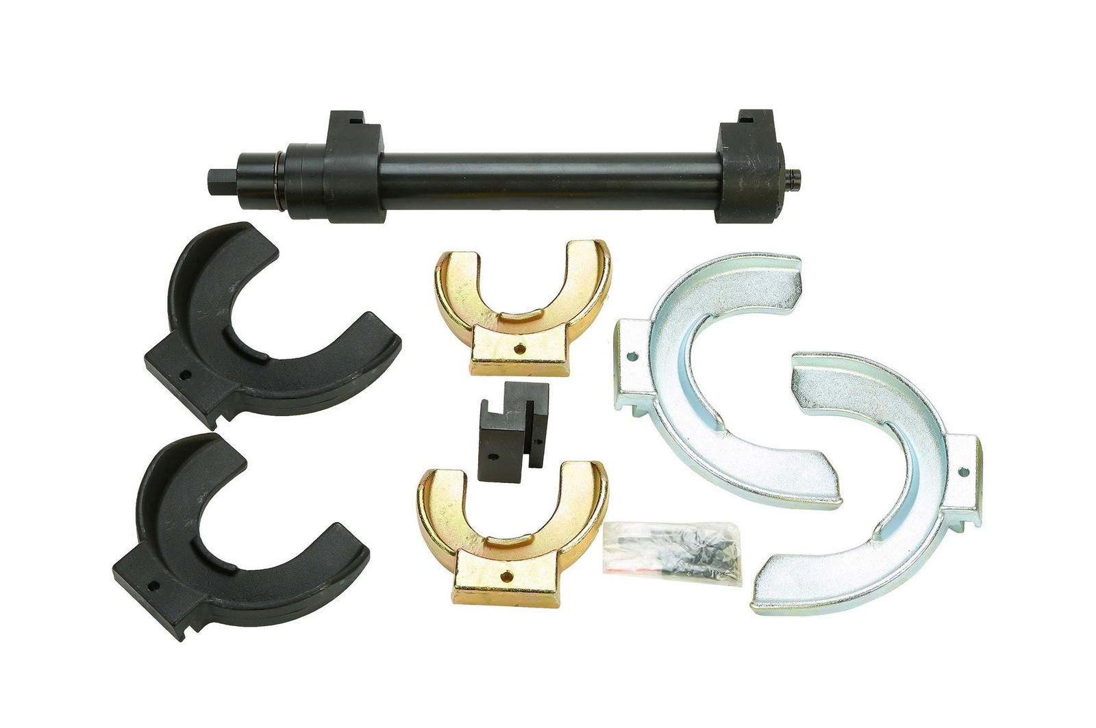 8MILELAKE Macpherson Strut Spring Compressor Kit Interchangeable Fork Coil Ex...