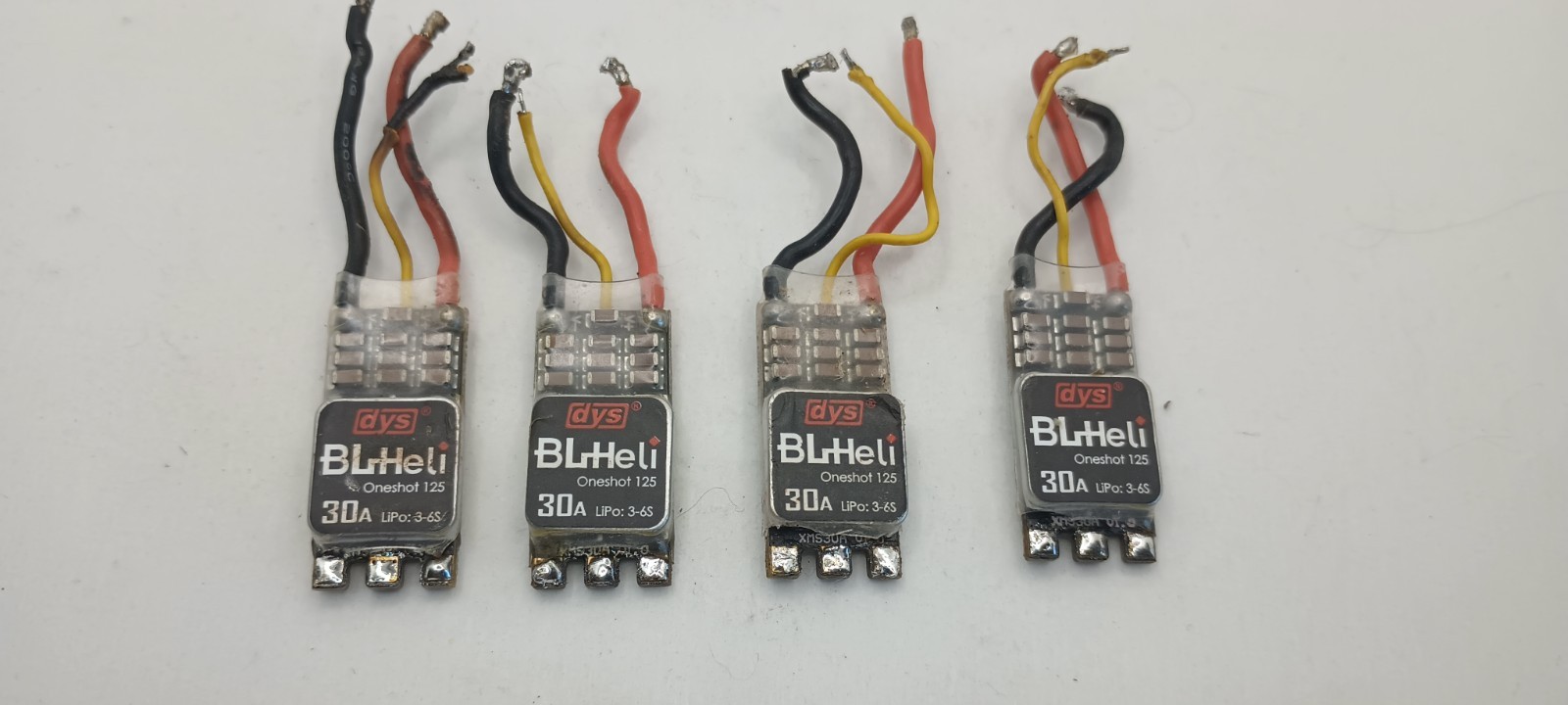 DYS BL Heli 30 A ESC USED Set  of 4 Drone Quadcopter 3-6S