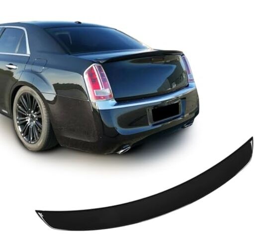 Rear Spoiler for Chrysler 300 300C 300S 2011-2023 Trunk Spoiler Glossy Black